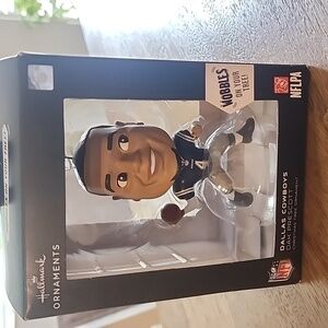 Hallmark Christmas Tree Ornament Dallas Cowboys Dak Prescott Bobblehead New